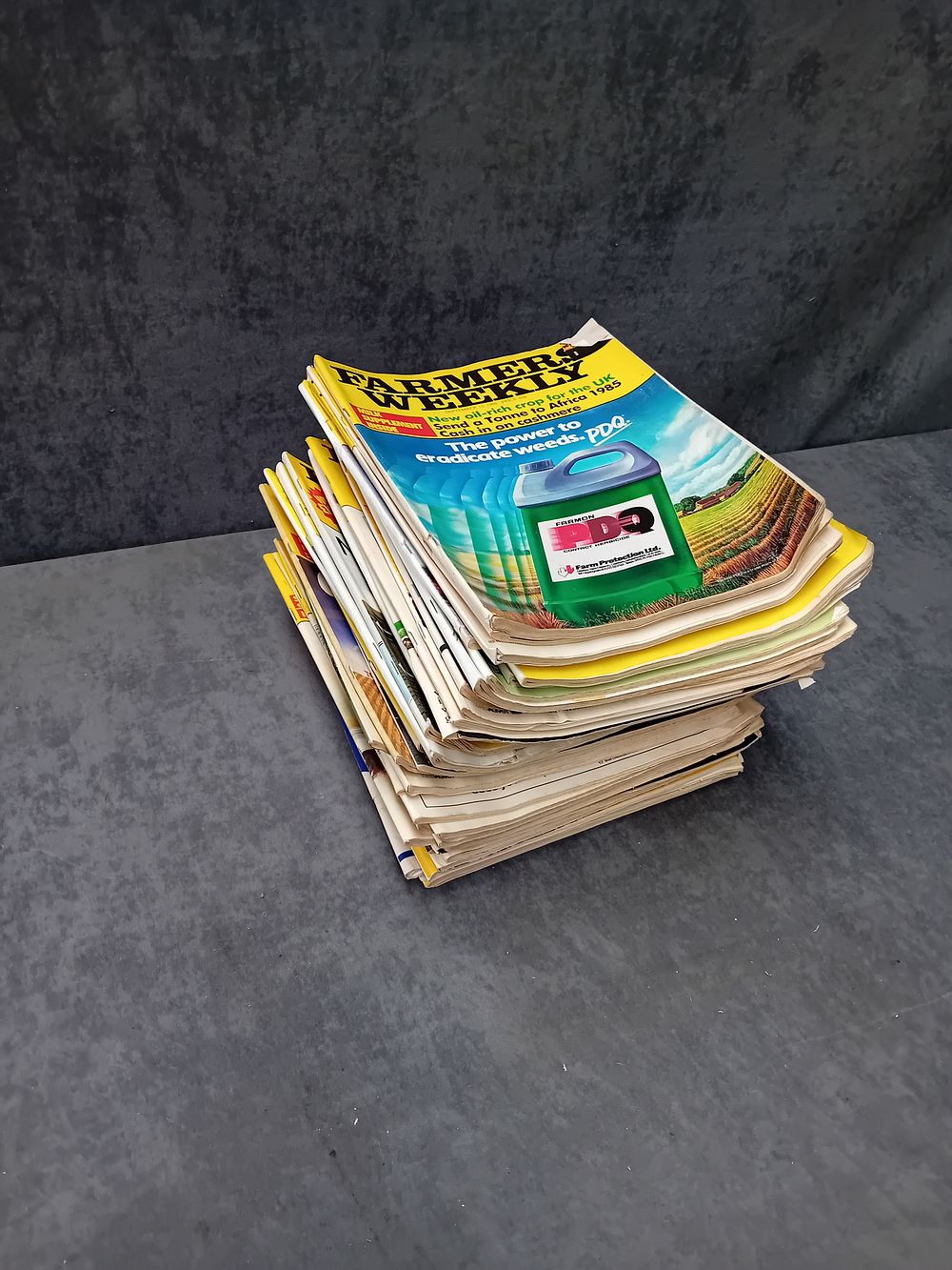 Lot 218: Huge collection of Farmers Weekly Magazine approximately 40...