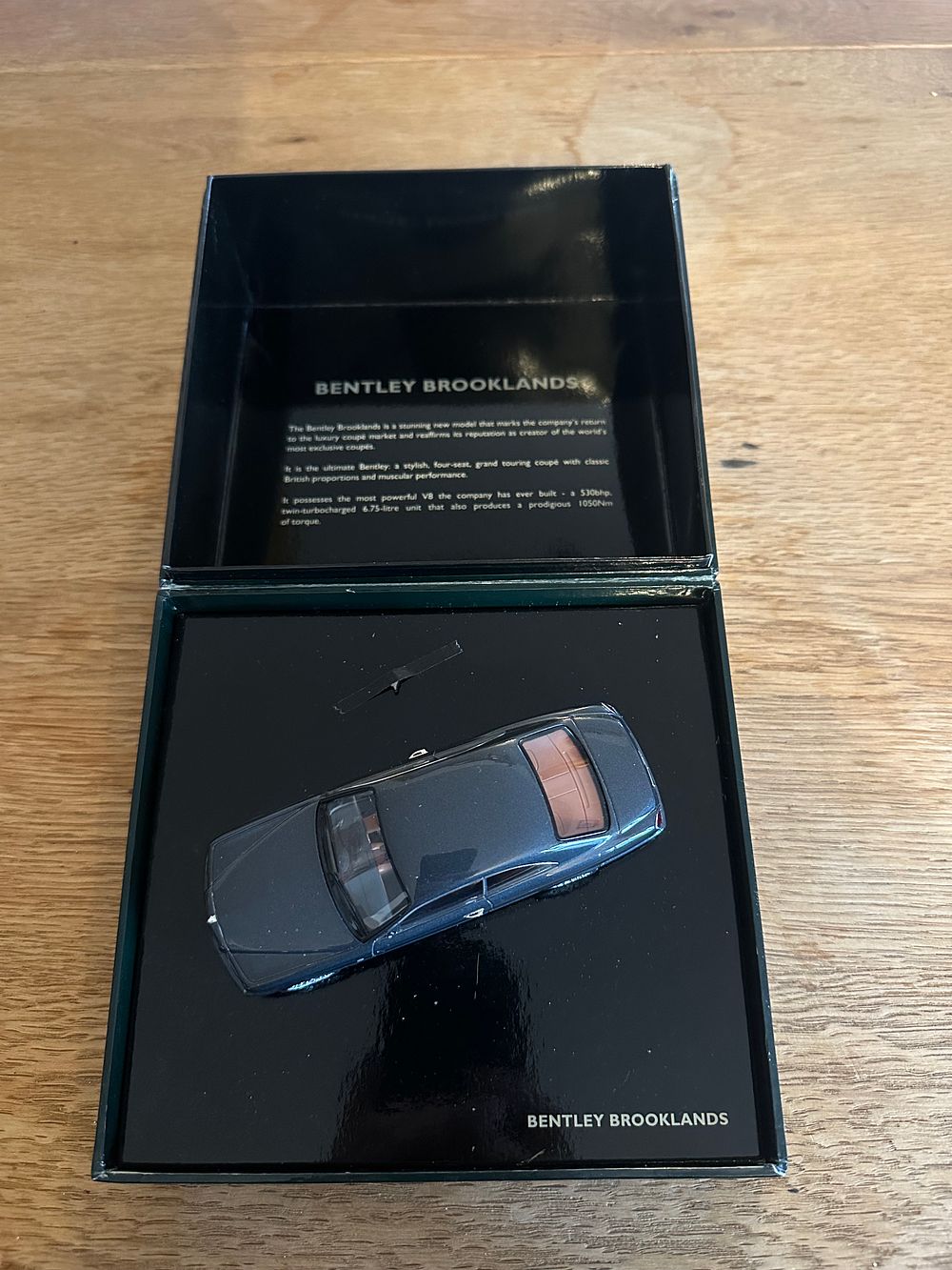Lot 52: A 1:43 Scale Model of a Bentley Brooklands Coupé