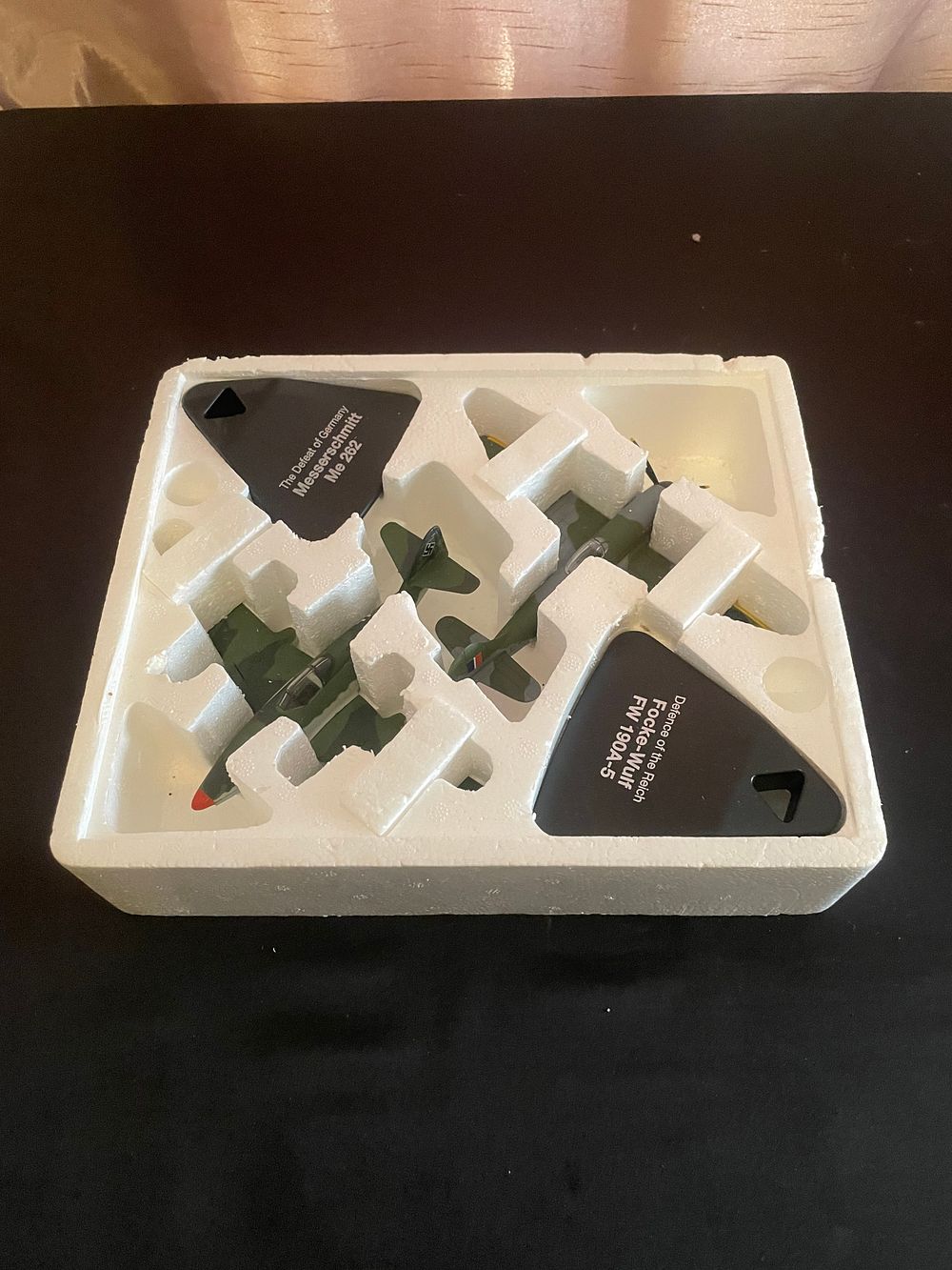 Lot 69: An Atlas Editions Die-Cast Military Aircraft Model Lot, featuring Messerschmitt Me 262 and Focke-Wulf FW 190A-5