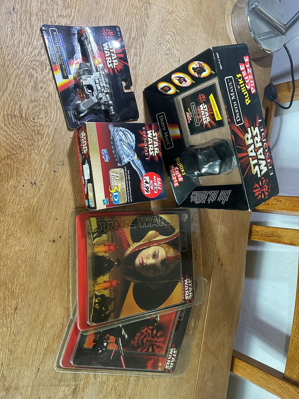 Lot 152: A Collection of Star Wars Episode I: The Phantom Menace Licensed Memorabilia and Toys