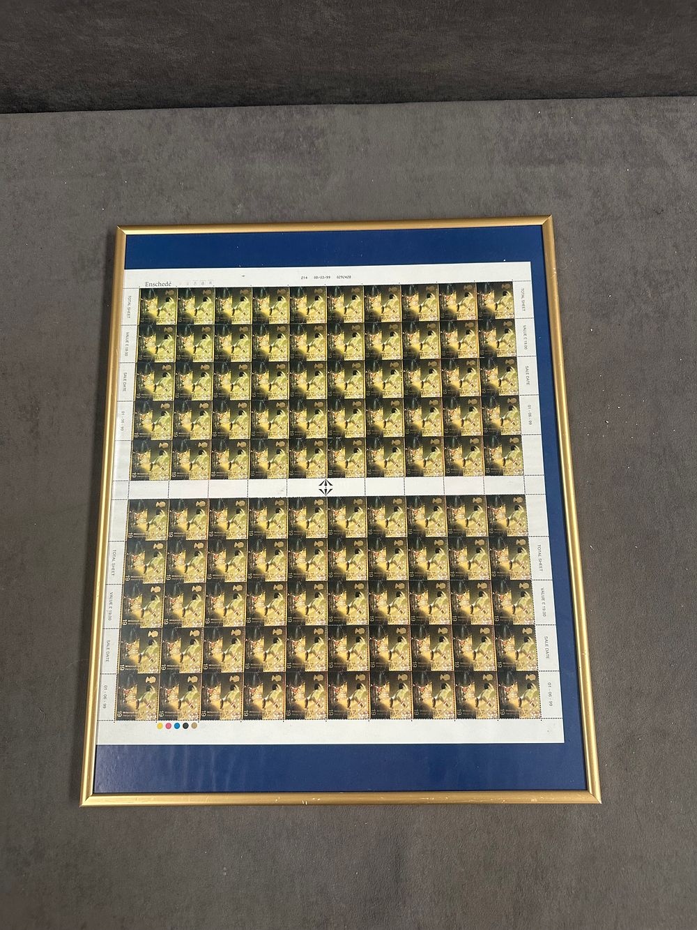 Lot 535: UK 1999 19p Millennium Entertainers' Tale, SG 2087, Full Sheet of 100