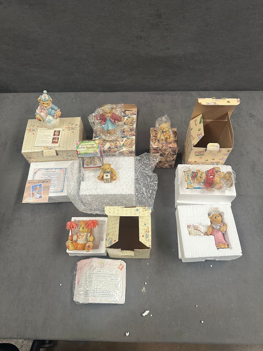 Lot 654: A Collection of Cherished Teddies Figurines by Priscilla Hillman for Enesco