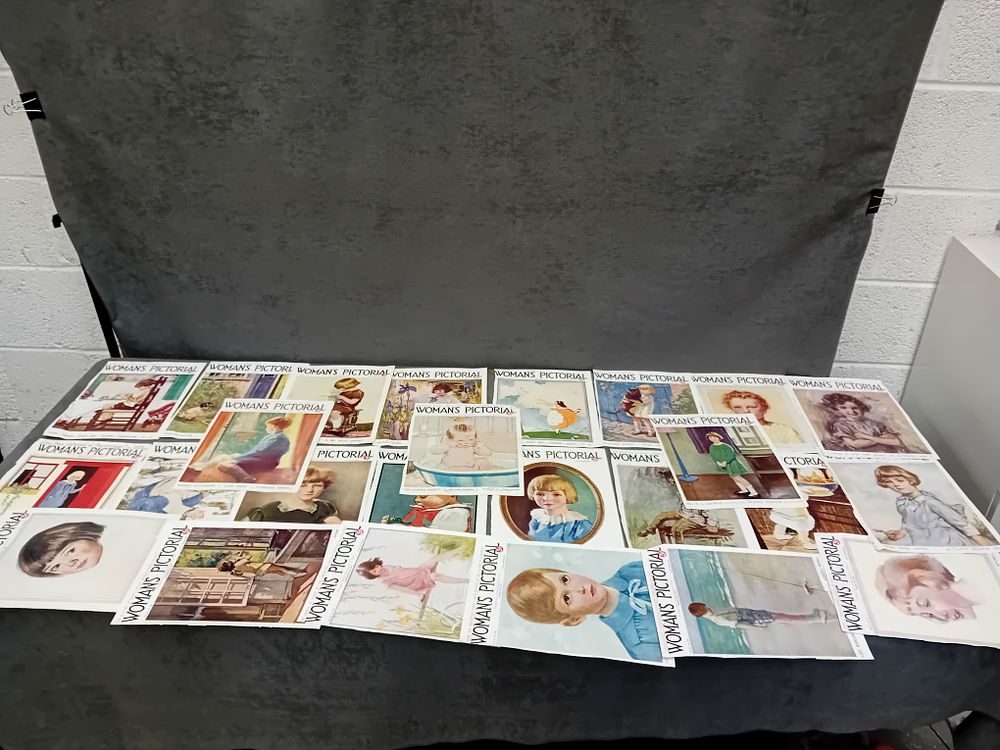 Lot 542: A Collection of approximately 25 Woman's Pictorial Magazine Covers, 1925-1926