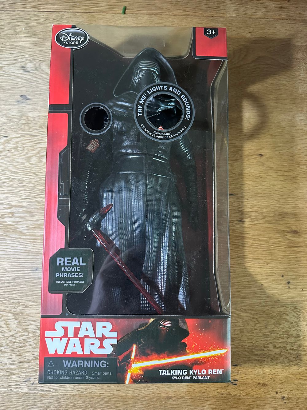 Lot 212: Disney Store Star Wars Talking Kylo Ren Action Figure