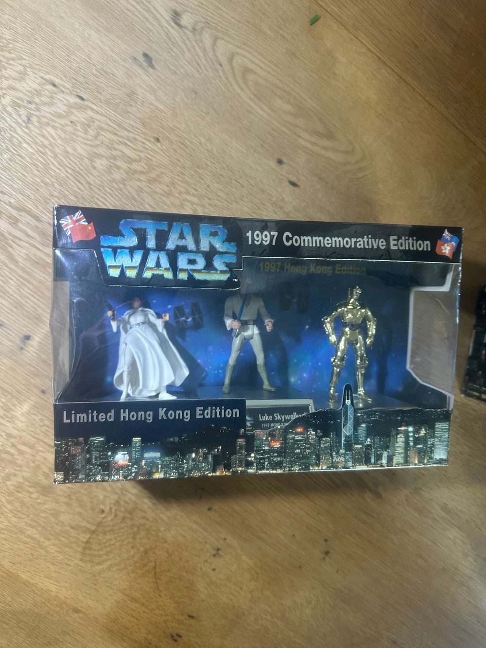 Lot 228: Kenner Star Wars 1997 Commemorative Limited Hong Kong Edition Set of Three Action Figures
