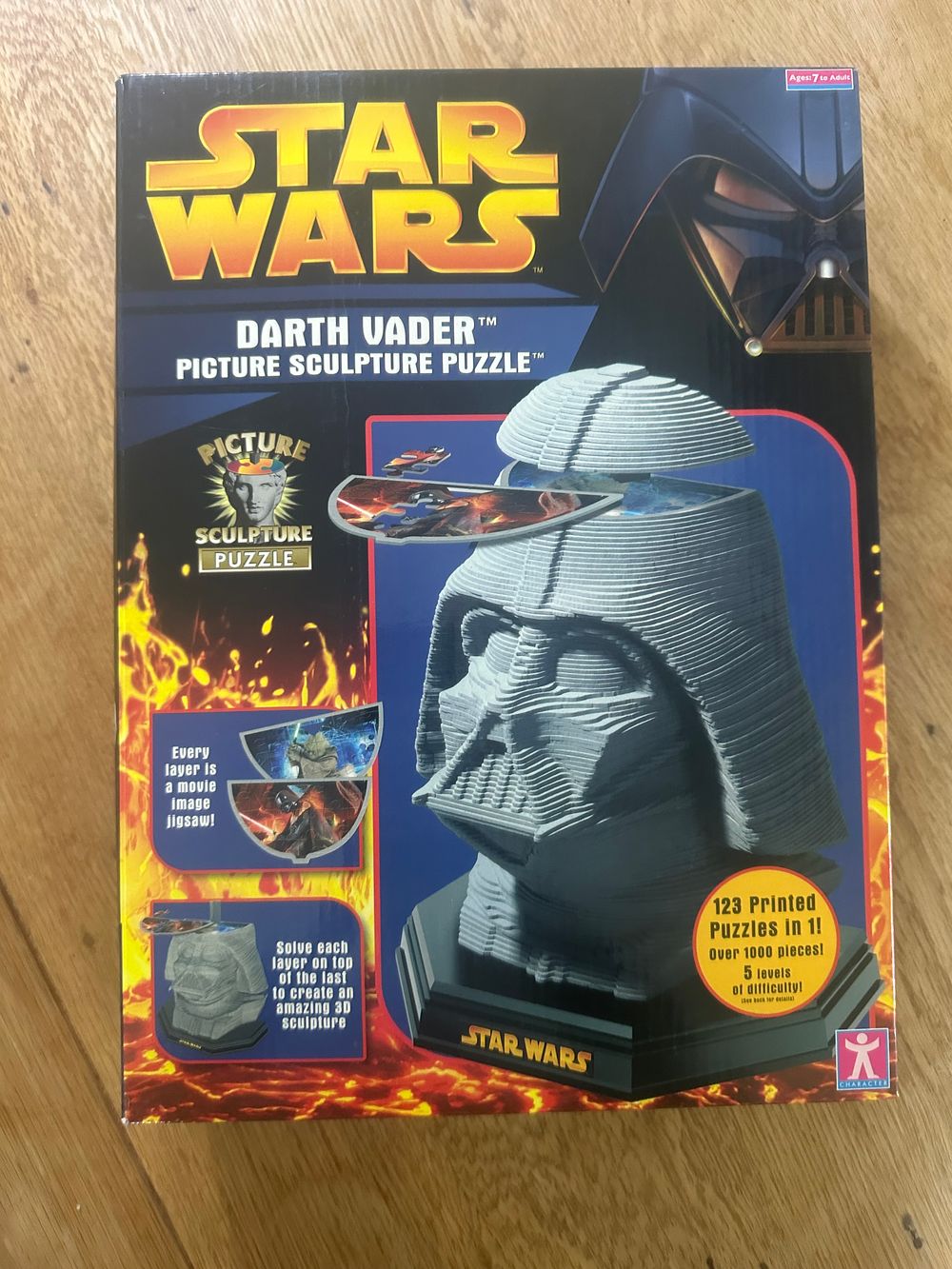 Lot 229: Character Options Star Wars Darth Vader Picture Sculpture 3D Puzzle