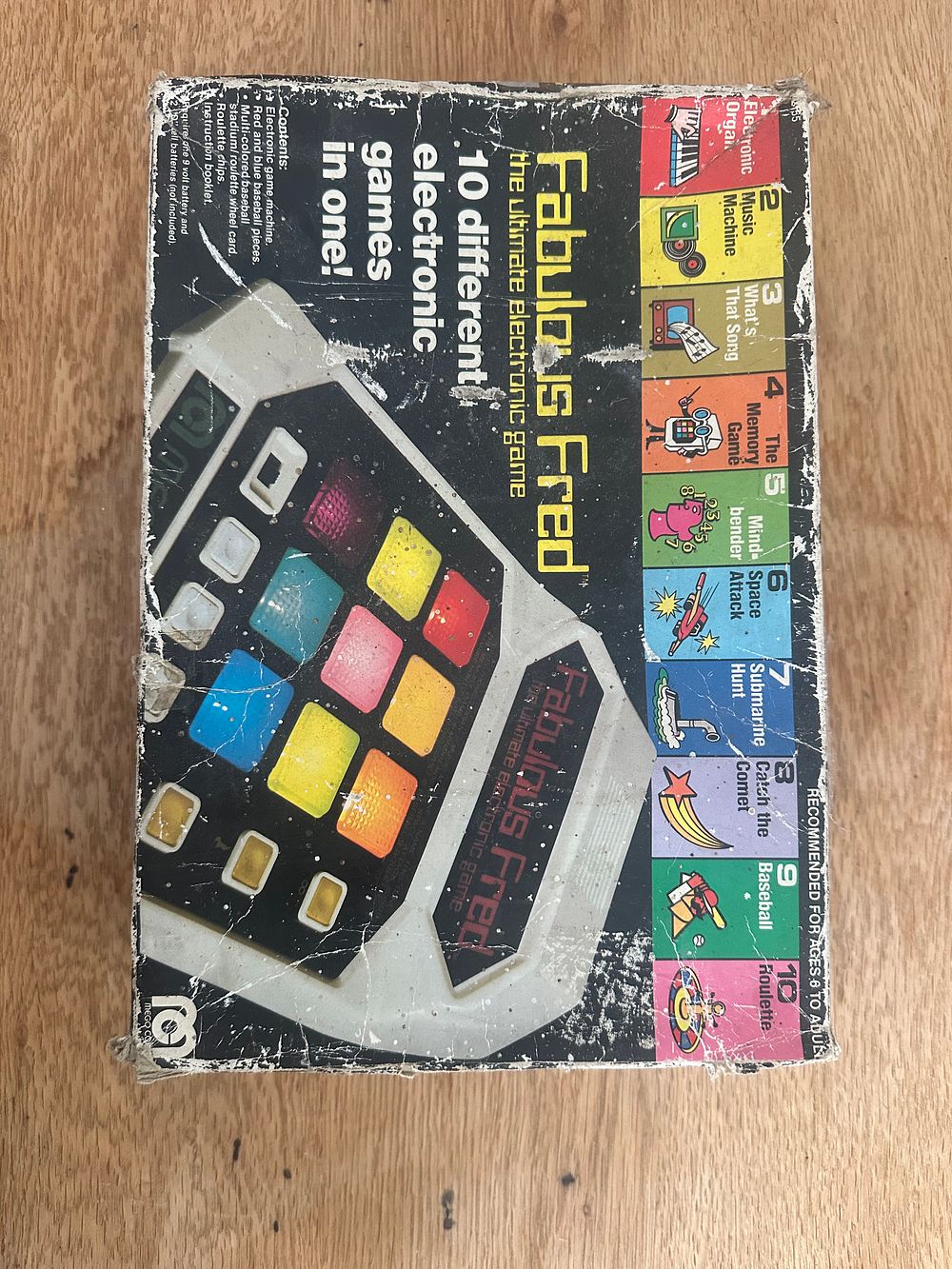 Lot 230: A vintage Fabulous Fred electronic game by Mego Corp