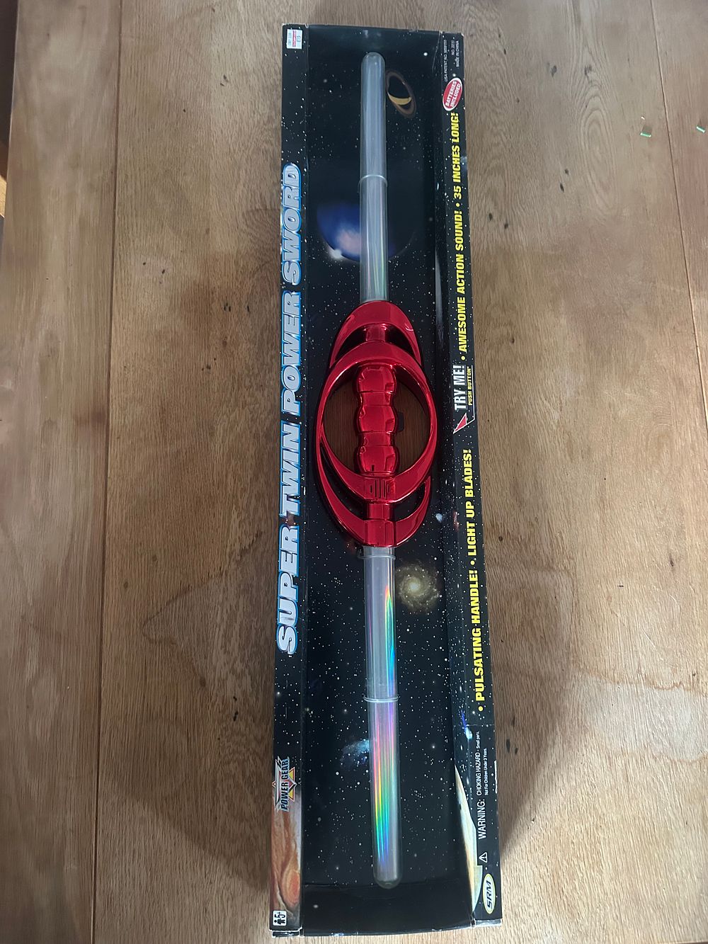 Lot 234: Power Gear Super Twin Power Sword Electronic Toy 1998
