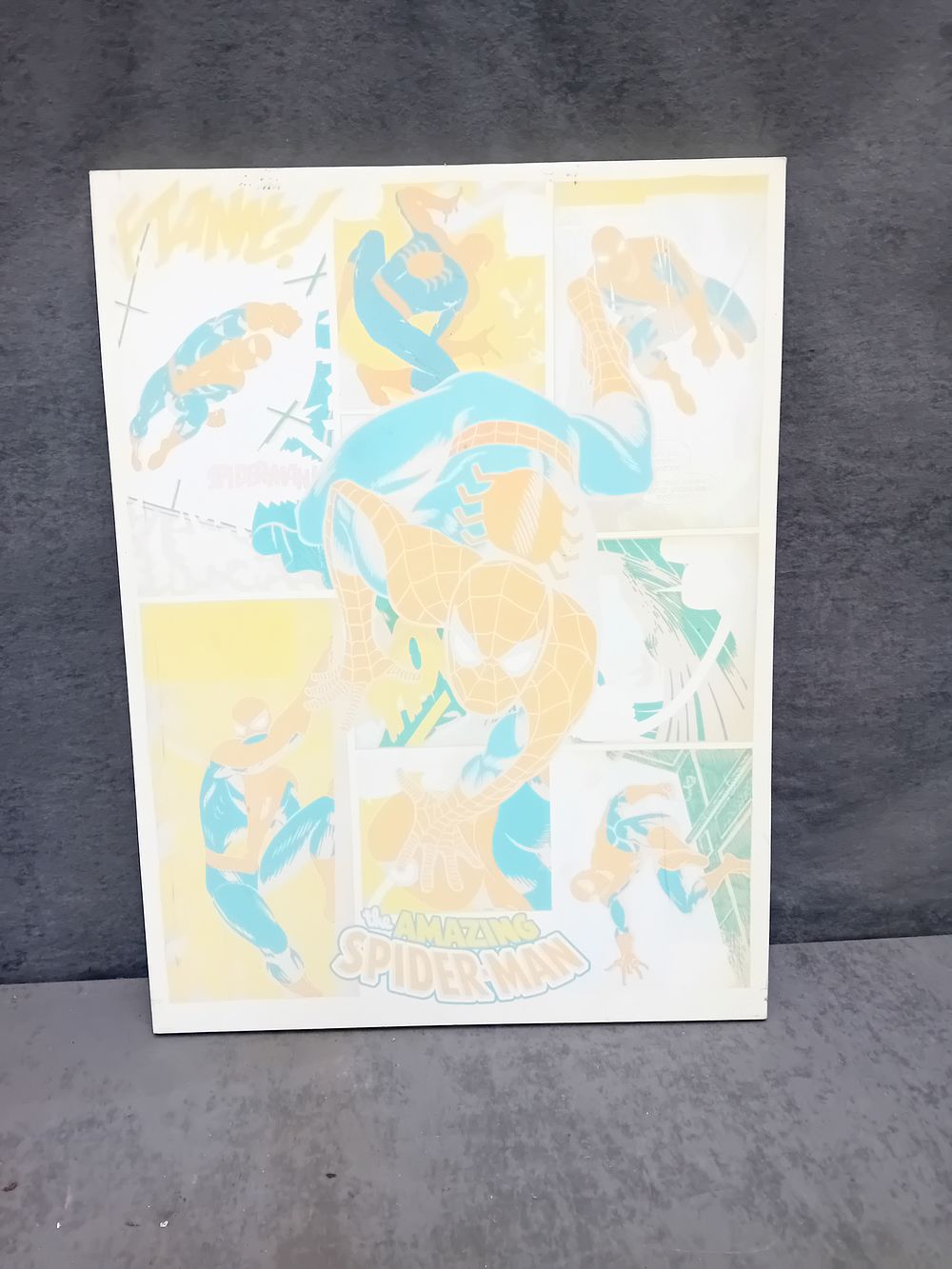 Lot 317: Marvel The Amazing Spider-Man Graphic Pop Art Print