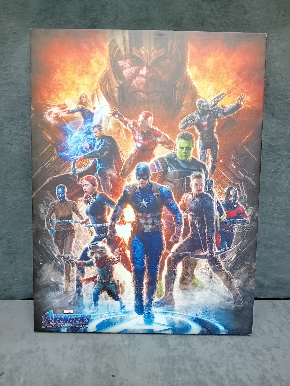Lot 318: Marvel Cinematic Universe Avengers Endgame Space Wall Poster