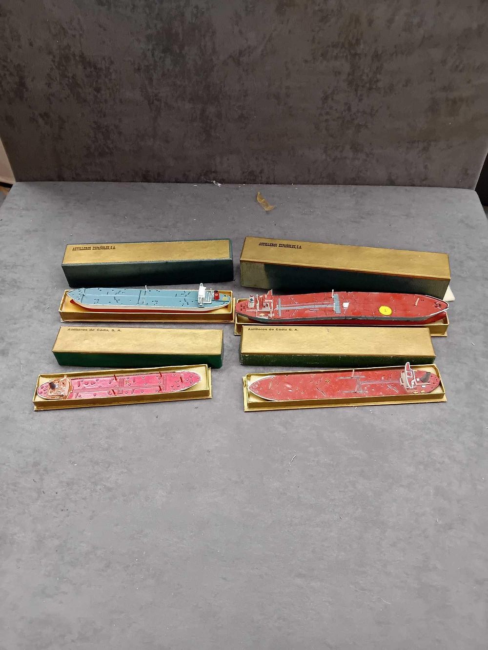 Lot 285: VERy RARE 4 x vintage boats Astilleros Espanoles...