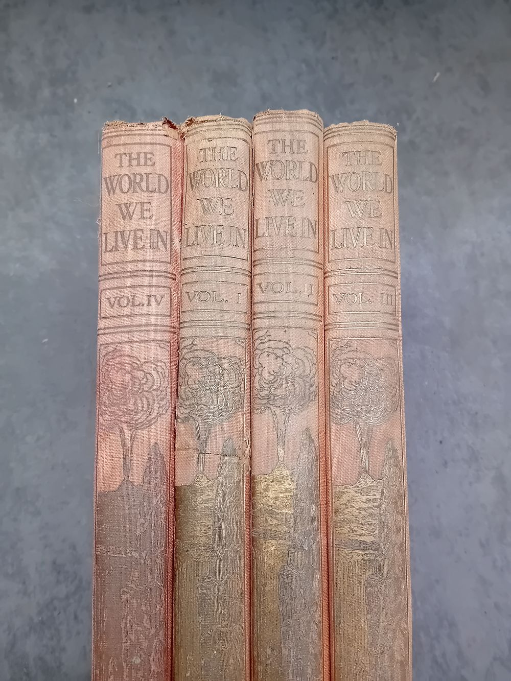 Lot 230: A Collection of 4 Volumes of The World We Live In, Subscriber's Edition