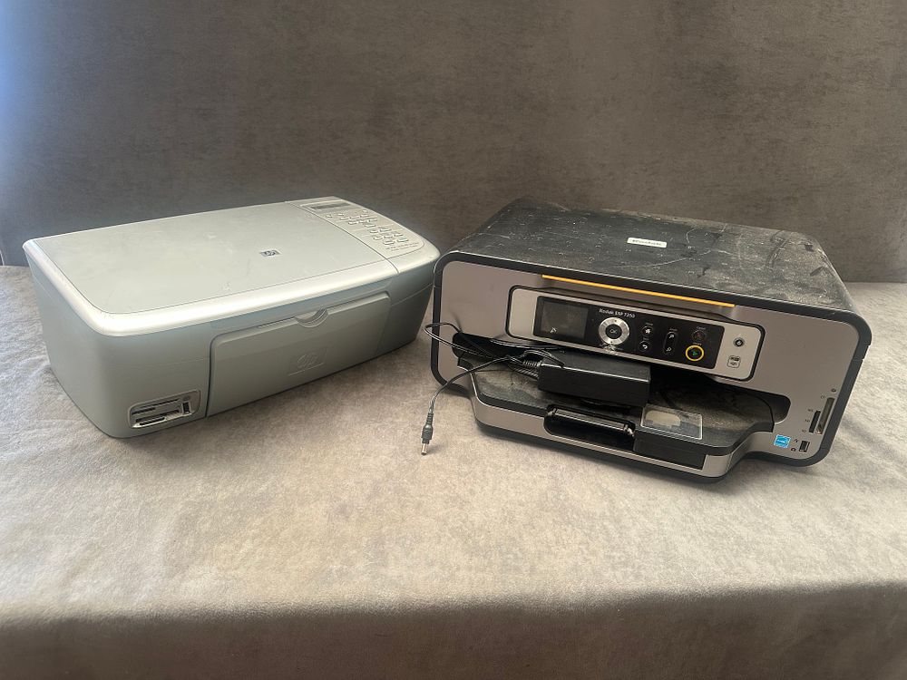 Lot 657: A Pair of Multi-Function Printers Comprising a Kodak ESP 7250 and an HP PSC 1600 Series