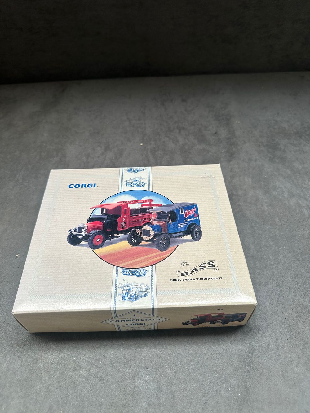 Lot 107: A Pair of Corgi Classic Commercials Bass Model T Van and Thornycroft Models 97751