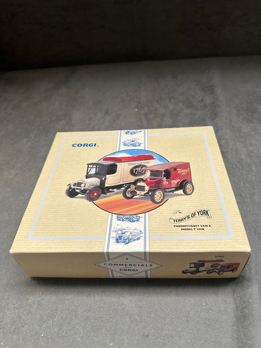 Lot 109: A Corgi Classic Commercials The Terry's of York Limited Edition Two Model Van Set