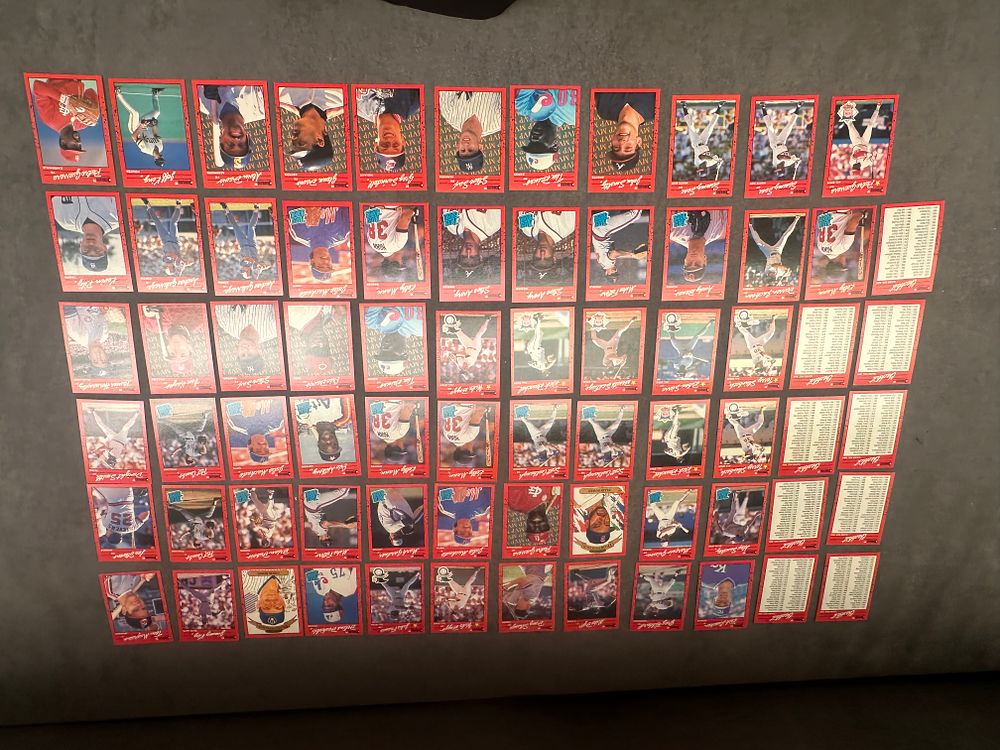 Lot 33: A Collection of 1990 Donruss Major League Baseball Trading Cards Including Rated Rookies and MVP Subsets
