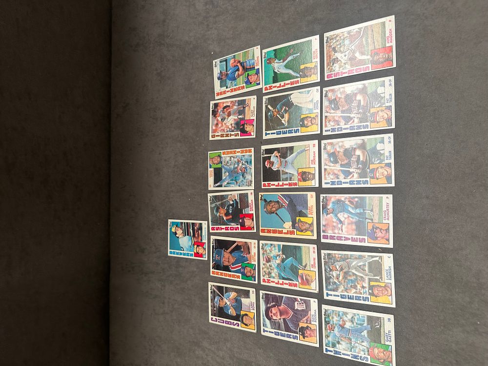 Lot 37: A Collection of Nineteen 1984 Topps Baseball Cards Including Joe Morgan