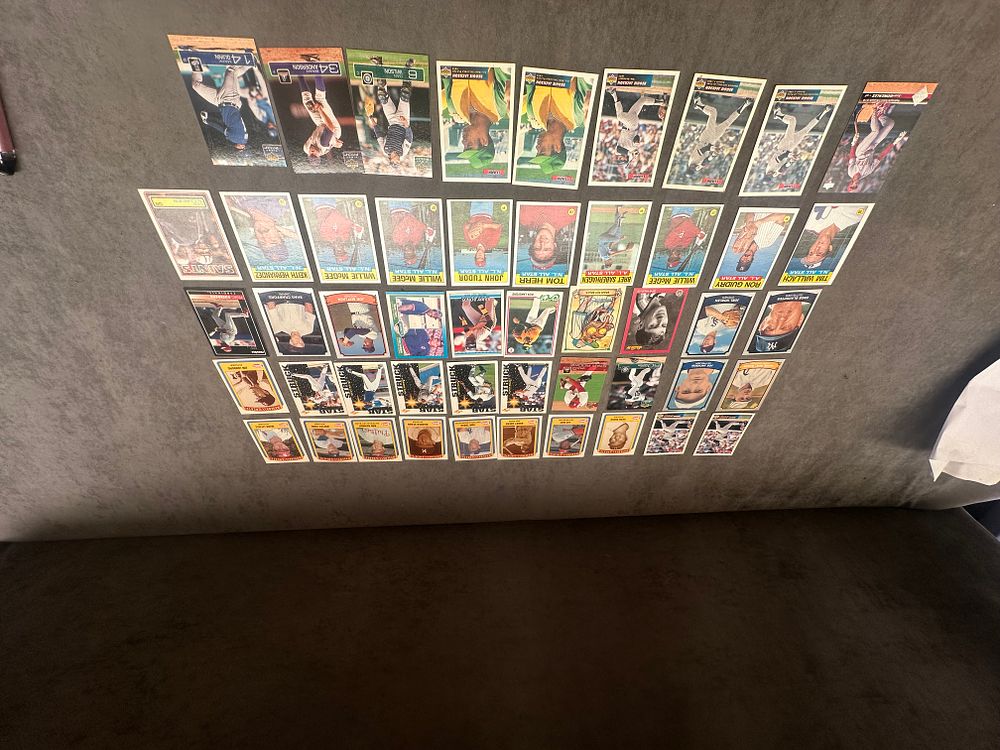 Lot 39: An Assortment of Vintage and Modern Baseball and American Football Trading Cards