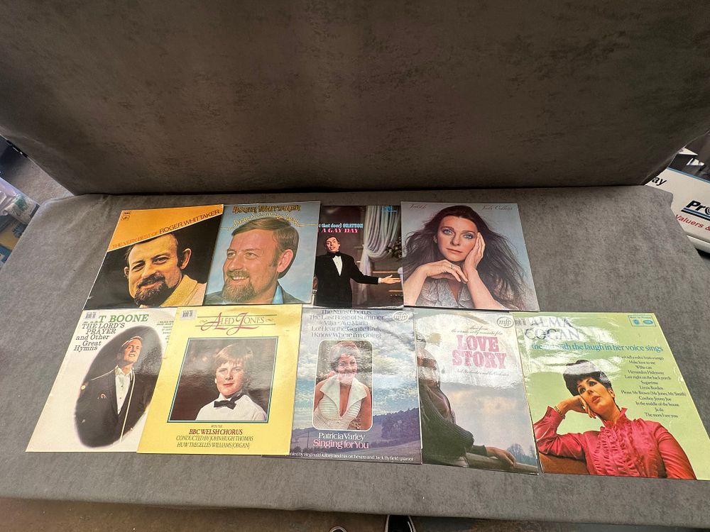 Lot 495: A Collection of Vintage Vocal and Easy Listening Vinyl LP Records