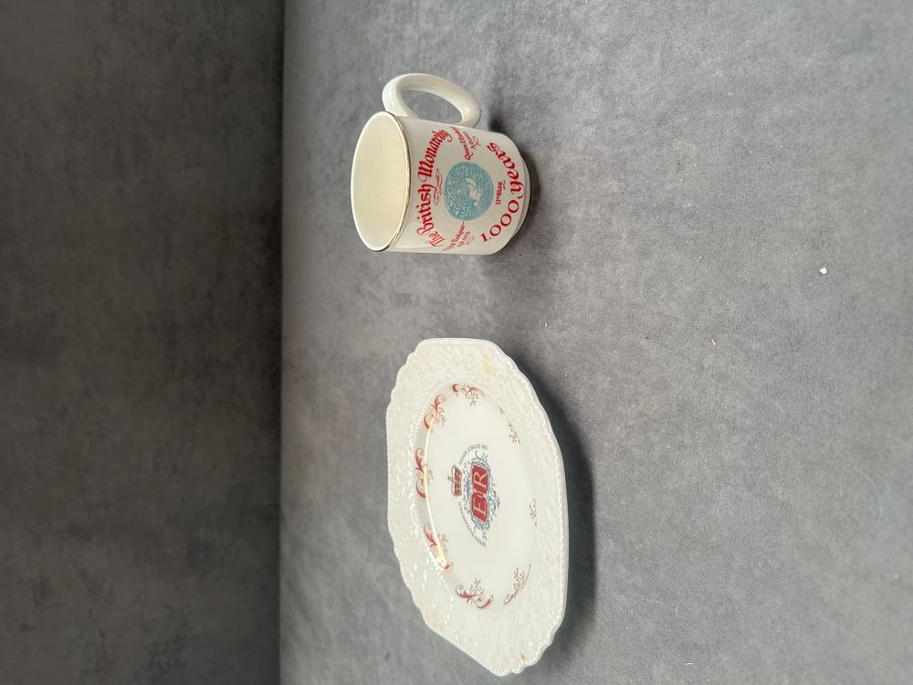 Lot 492: Two UK Royal Commemorative Ceramic Items
