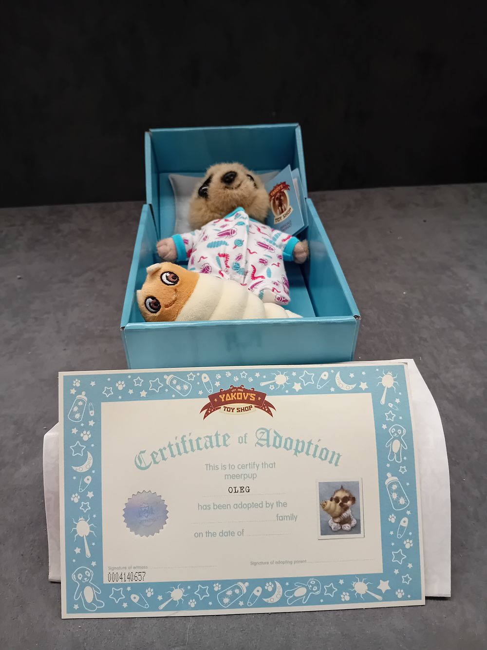 Lot 760: Compare the Meerkat Plush collectable Baby Oleg with...