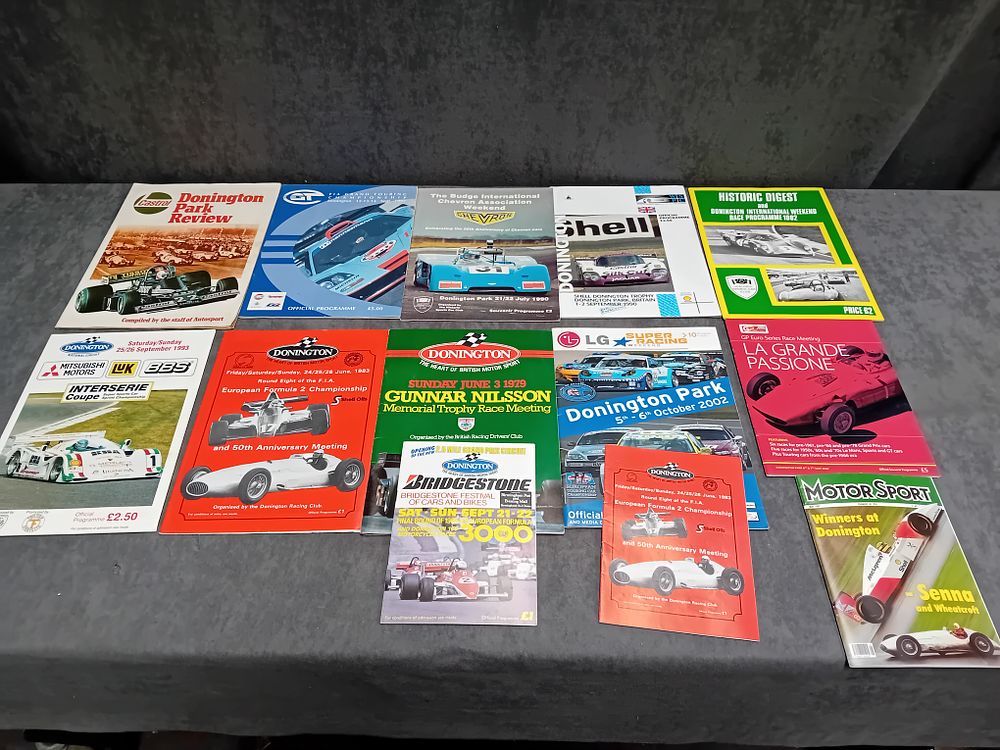Lot 815: Mixed Lot of Donnington Park Programs 