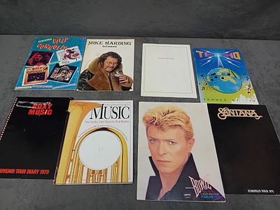 A Collection of Eight Vintage Music Tour Programs and Souvenir Booklets. This collection 
