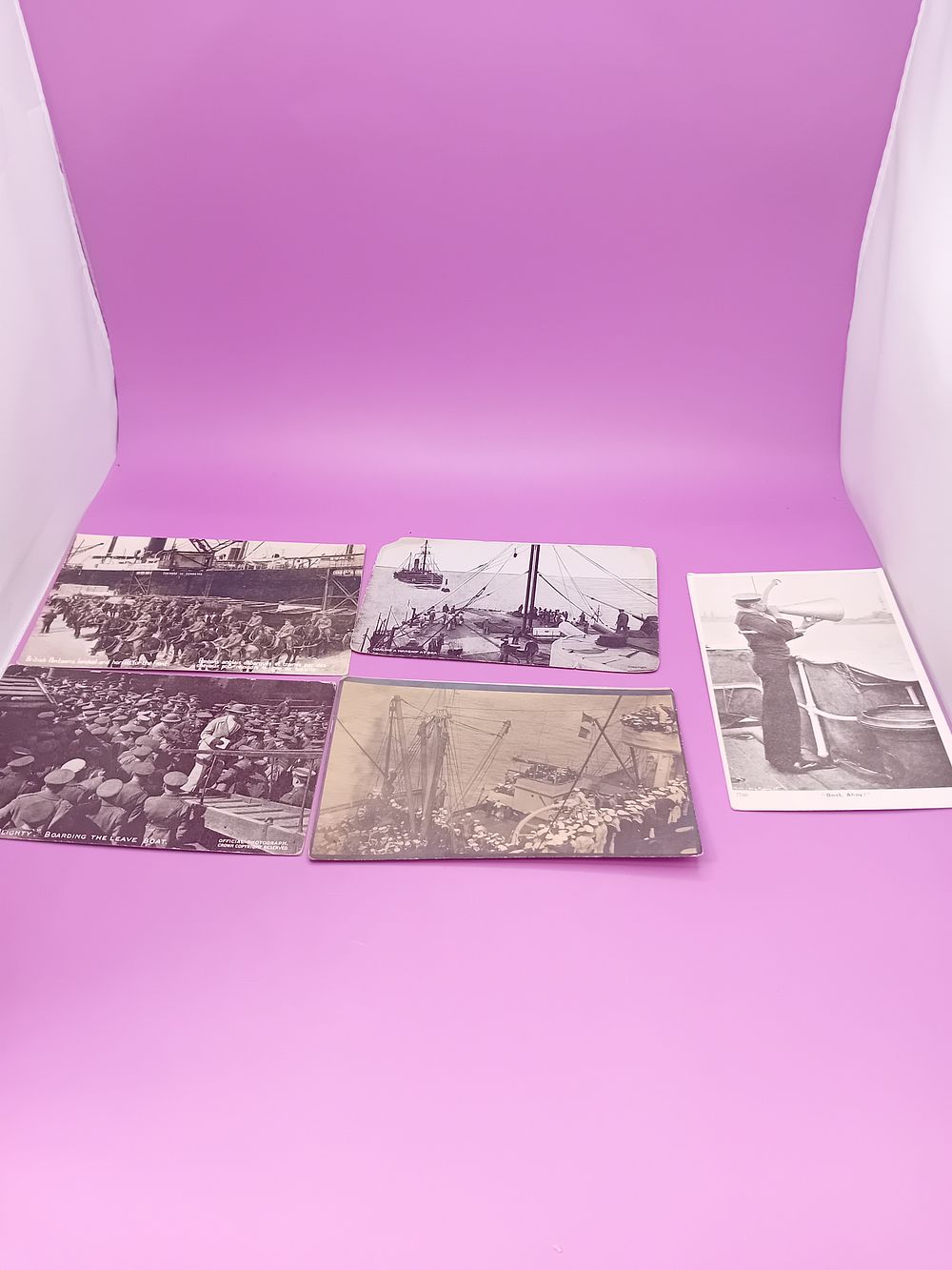 Lot 539: WW1 Postcards of Dock and Ship Related as...