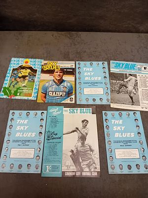 A Collection of Vintage Coventry City Football Club Matchday Programs and Magazines. This 
