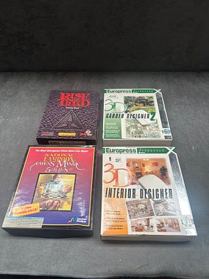 A Collection of Four Vintage Big Box PC Software Titles including Rise of the Triad and 