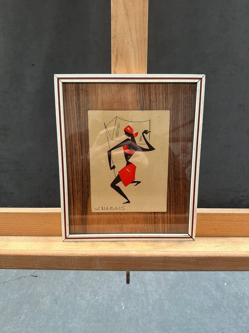Lot 366: Virgilio Nabais 'Reclining Figure Reading' (Signed)