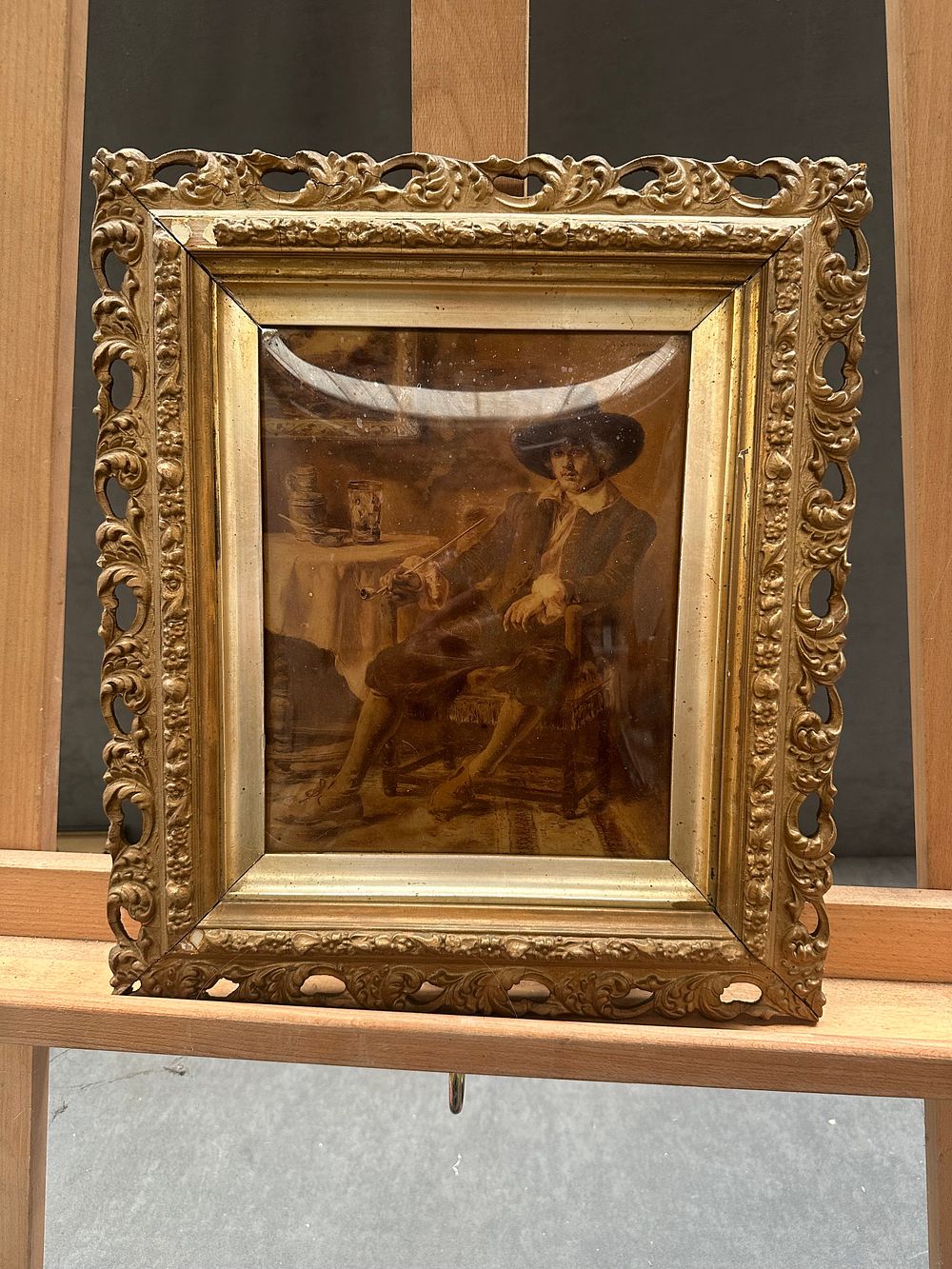 Lot 370: Dutch School, 19th Century 'The Smoker'
