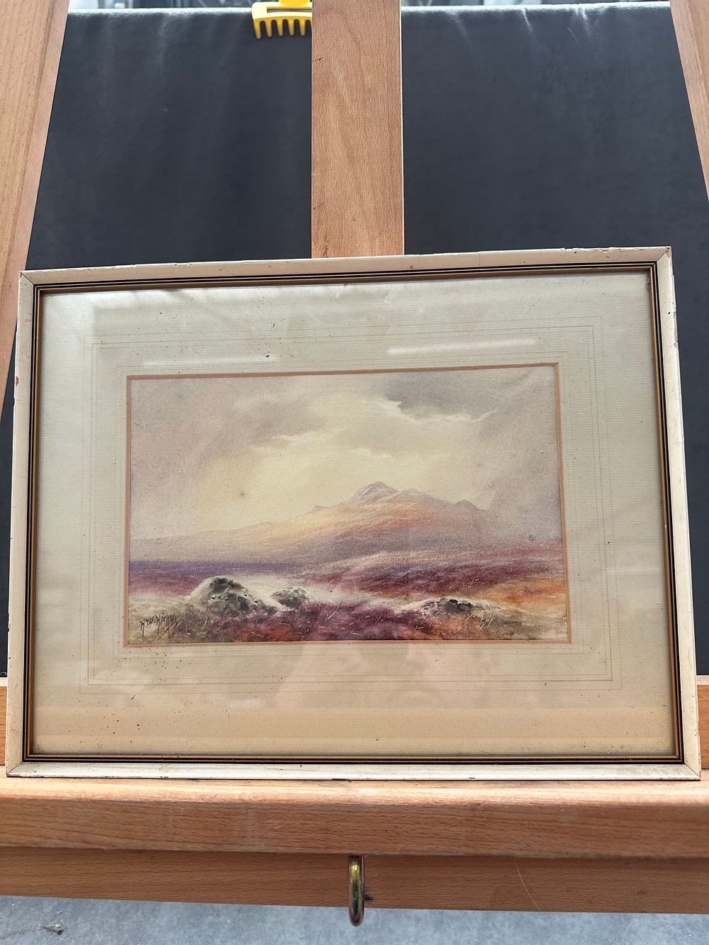 Lot 374: W. H. Dyer, Trowlesworthy Tor, Dartmoor, Landscape Watercolour on Paper