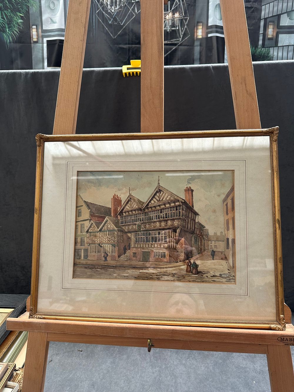 Lot 377: Alfred Williams, The Falcon Inn, Chester, Watercolor on Paper