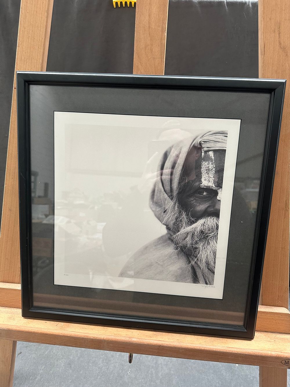 Lot 378: Tim Hall, Vaishnavite, Limited Edition Monochrome Print, 2002