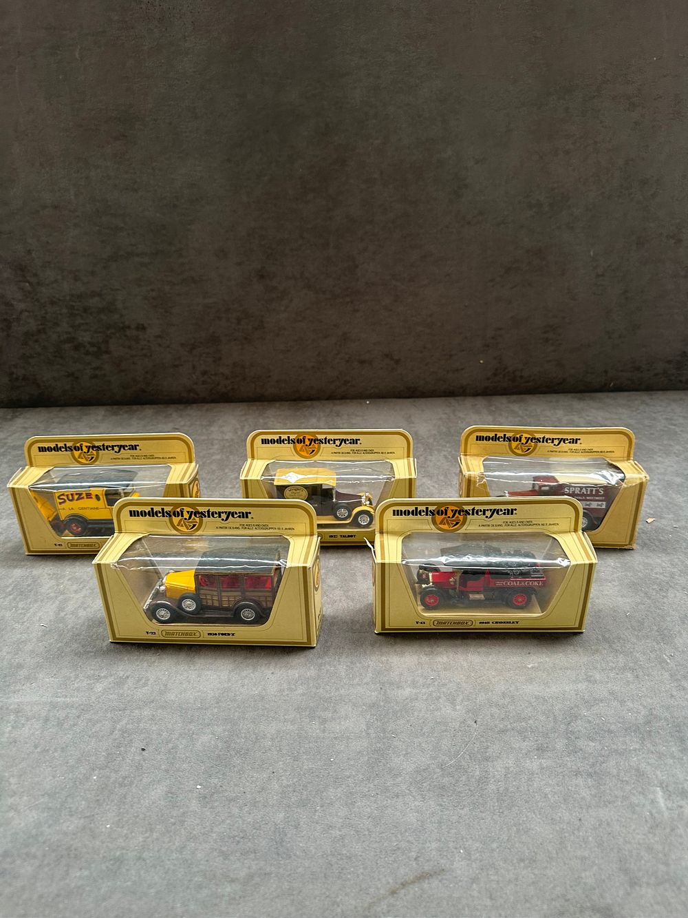 Lot 124: A Collection of Five Matchbox Models of Yesteryear Die-Cast Commercial Vehicles in Original Boxes