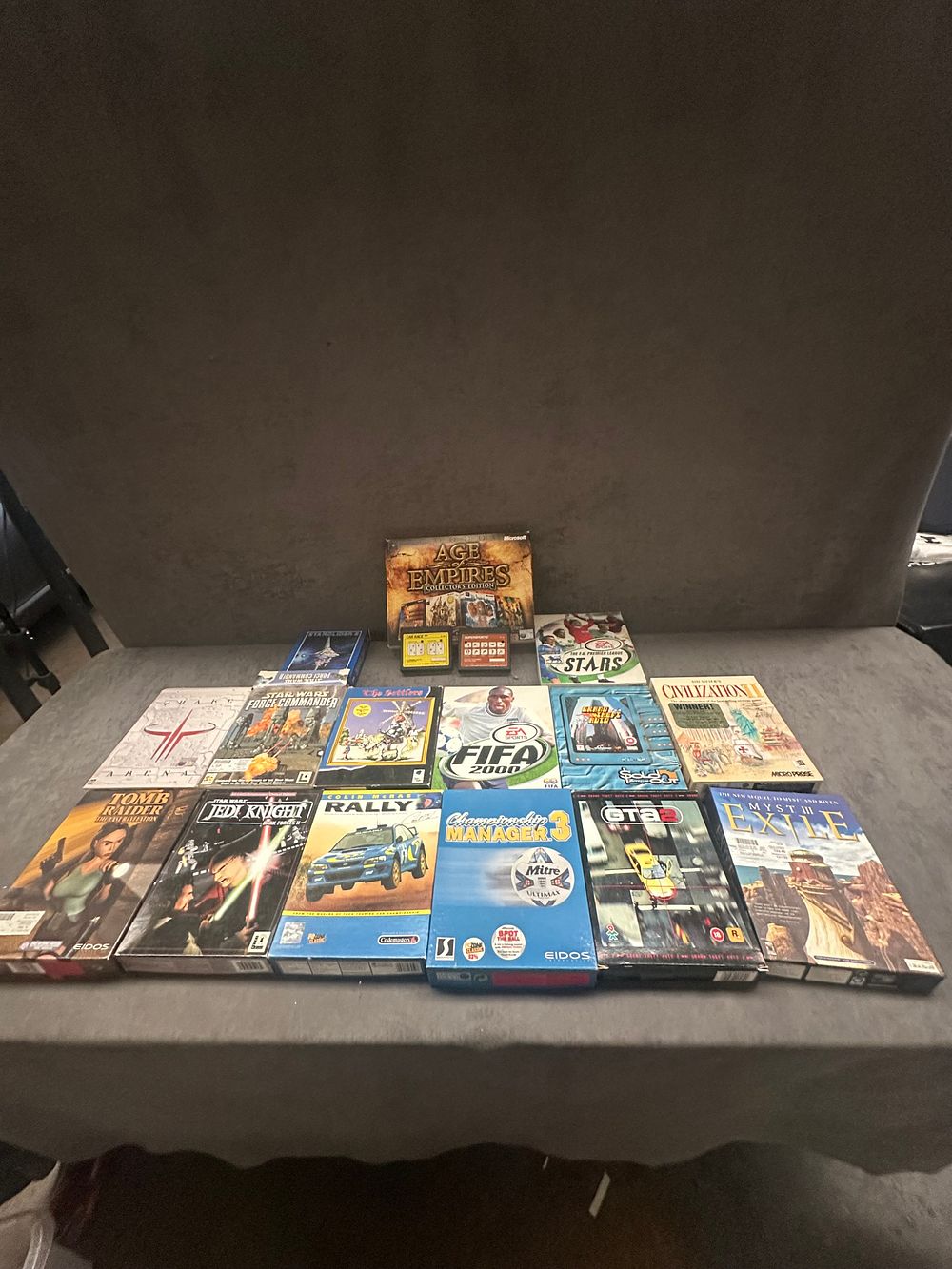 Lot 1: A Collection of Vintage PC Big Box Video Games and Console Cartridges