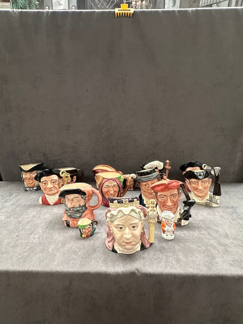 Lot 411: A Collection of Ten Royal Doulton Ceramic Character Jugs