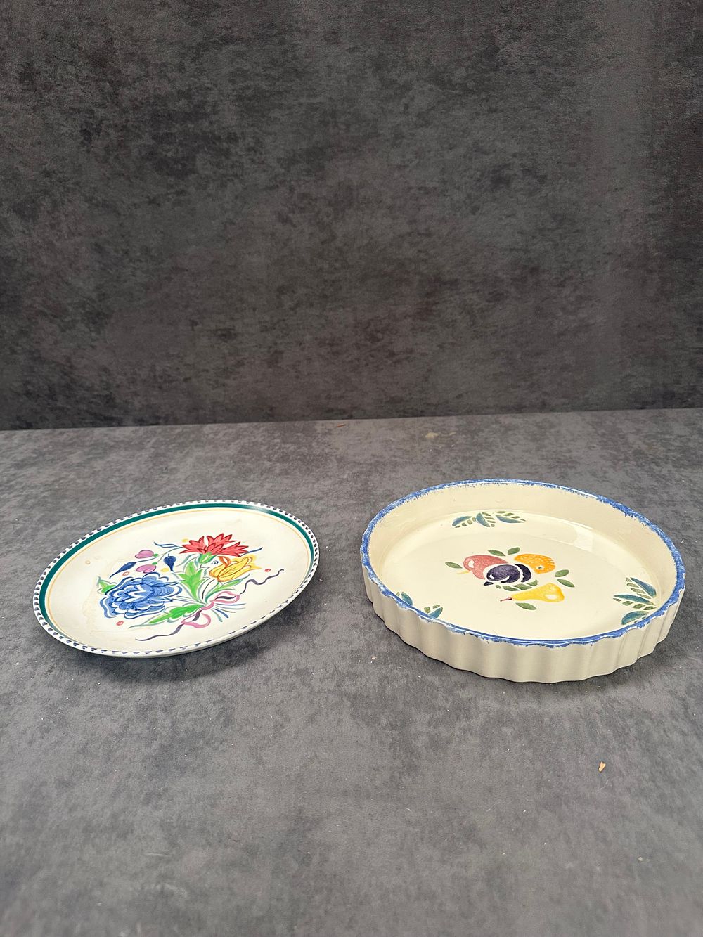 Lot 441: Two Poole Pottery Hand Painted Earthenware Pieces