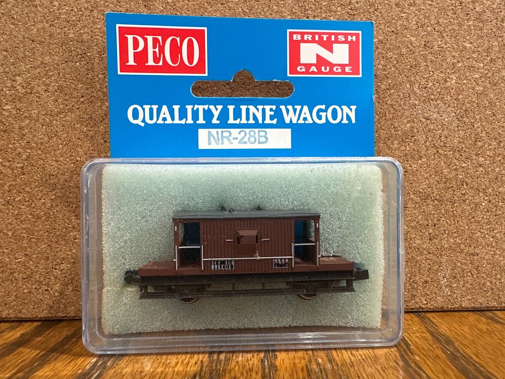 Lot 187: A Peco Quality Line Wagon British N Gauge Brake Van NR-28B