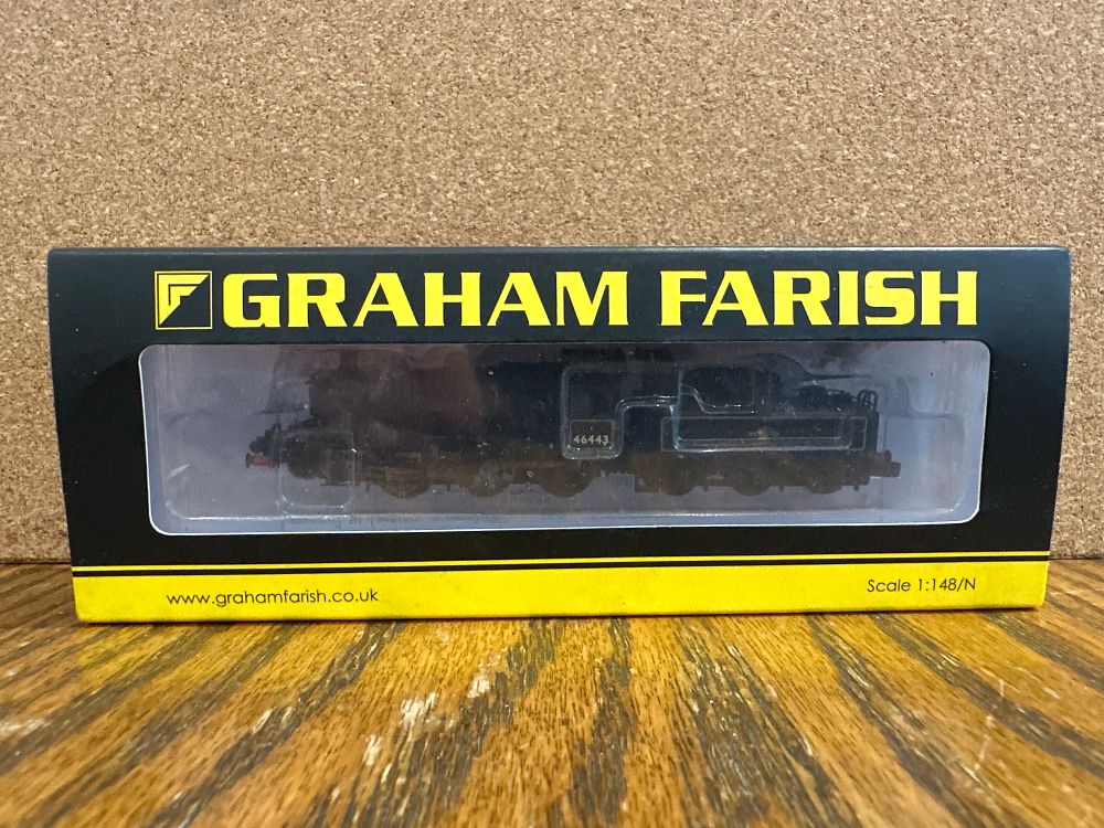 Lot 194: Graham Farish N Gauge Ivatt Class 2MT 2-6-0 Steam Locomotive 46443