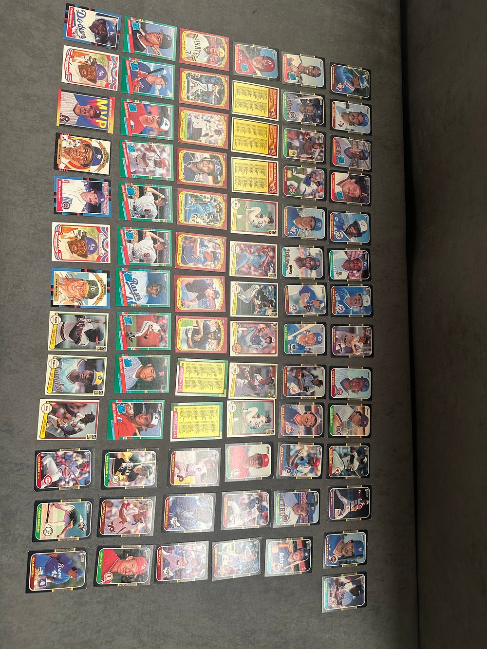 Lot 269: A Collection of Vintage MLB Baseball Trading Cards Including Donruss and Fleer Sets