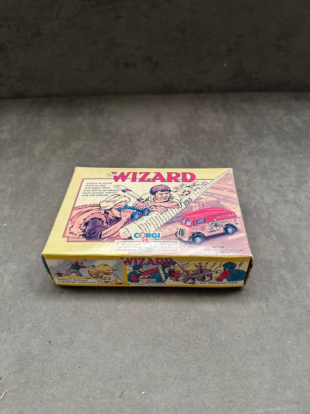 Lot 58: Corgi Comic Classics 98758 The Wizard Morris J Van with Packaging