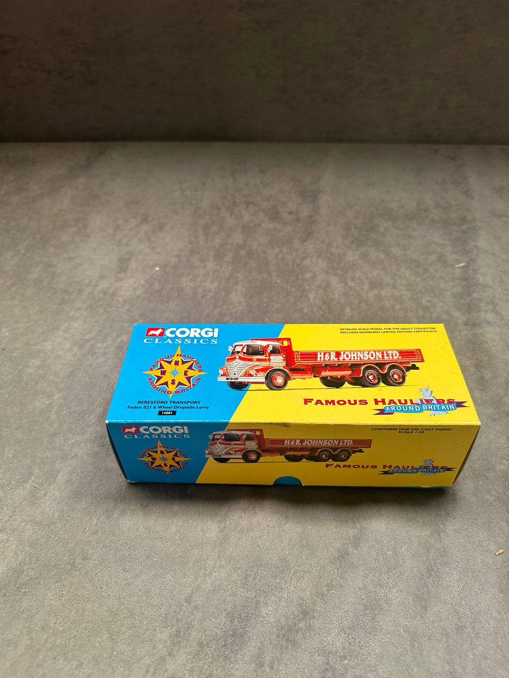 Lot 75: Corgi Classics 14001 Famous Hauliers Around Britain Foden S21 6 Wheel Dropside Lorry