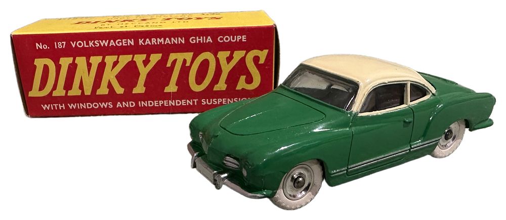 Lot 82: Dinky Toys 187 Volkswagen Karmann Ghia Coupe in Original Box