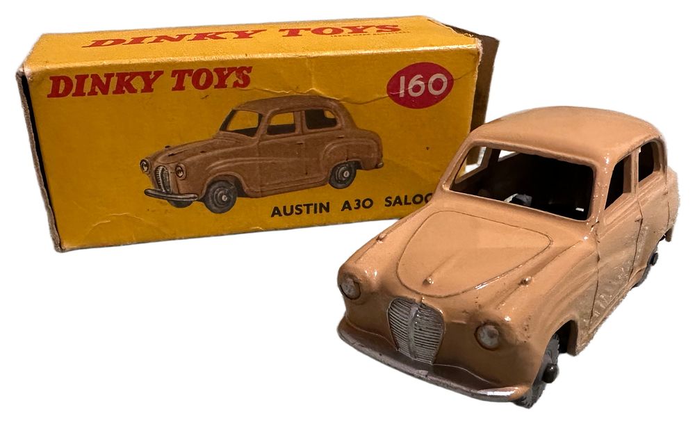 Lot 90: Dinky Toys 160 Austin A30 Saloon with Original Box