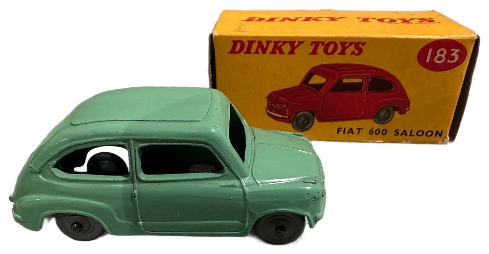 Lot 93: Dinky Toys 183 Fiat 600 Saloon with Original Box