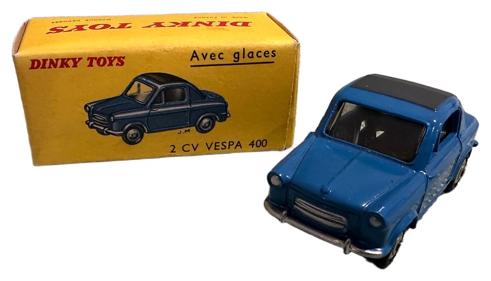 Lot 94: Dinky Toys 24 L Vespa 2CV 400 with Original Box