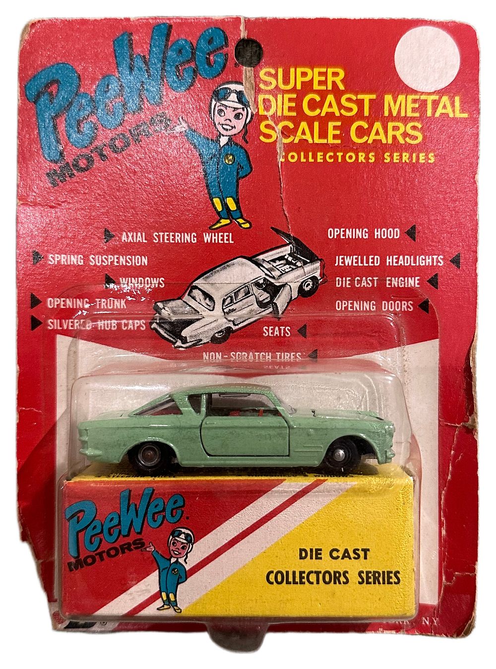 Lot 110: PeeWee Motors Super Die Cast Metal Scale Cars Collectors Series Volvo 1800 S