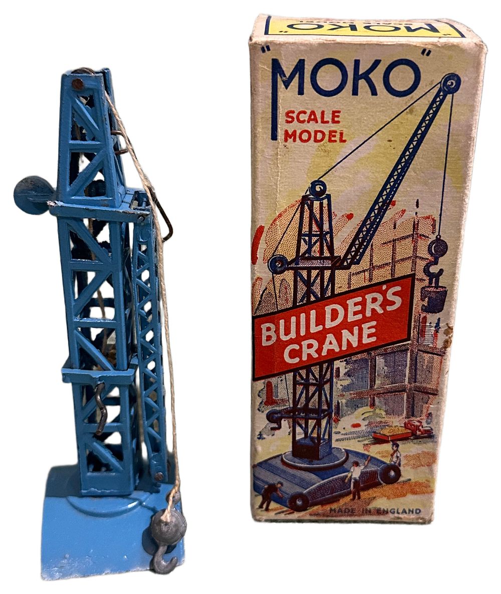 Lot 113: MOKO Scale Model Builders Crane with Original Illustrated Box